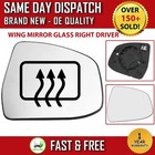 FORD MONDEO MK4 2007-2015 RIGHT DRIVERS SIDE DOOR WING MIRROR GLASS  WIDE ANGLE