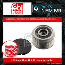 Overrunning Alternator Pulley fits GENESIS G80 2.2D 2021 on D4HF Clutch Febi New