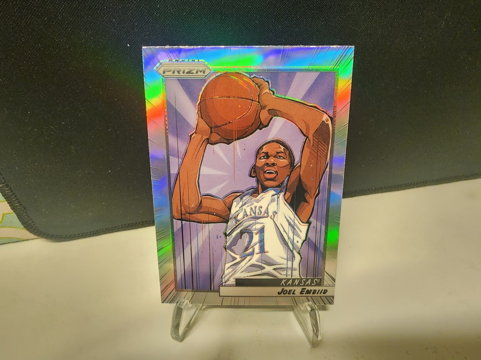 2022 Prizm Draft Picks MAN-JE Joel Embiid MANGA Case Hit