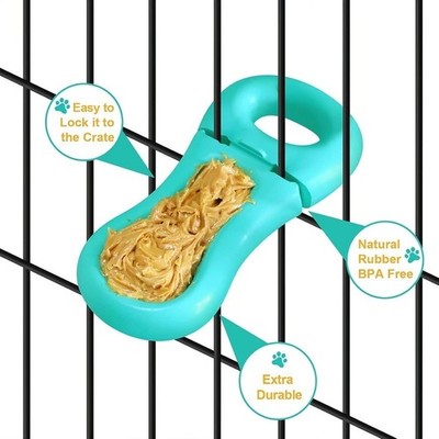 Dog Crate Training Aid Lick Toy Helps Nervous Dogs Puppies Calming Crate Trainer