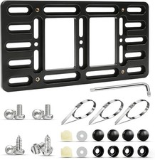 YIDEEAUTO Front License Plate Mount - No Drill Licence Bracket Holder,...
