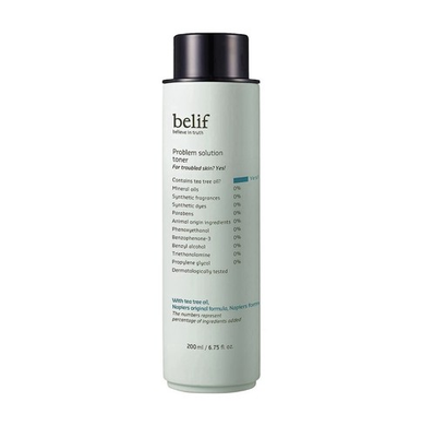 #ad #ad BELIF Problem Solution Toner Tea Tree Oil Face Skincare 6.75floz 200ml NIB $33.95