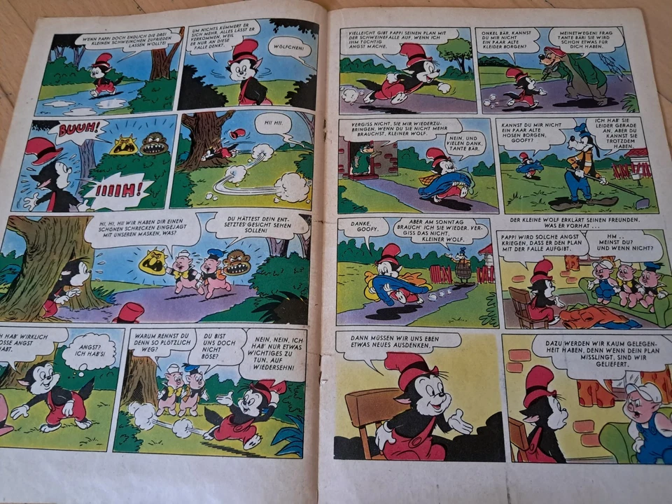 Walt Disney´s Micky Maus Nr.4 von April 1954 - ORIGINAL Comicheft - Bild 3 von 4