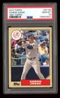 2017 Topps #87-58 Aaron Judge RC 1987 Topps *PSA 10* Rookie Card GEM MINT