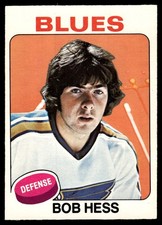 1975-76 O-Pee-Chee Vintage Hockey Bob Hess RC #264 VIEW SCAN