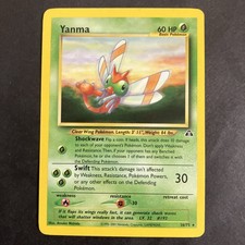 WOTC Pokemon TCG Yanma 36/75 Neo Discovery Uncommon Unlimited Regular Eng MP on eBay