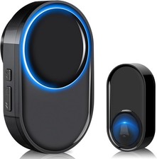 Wireless Bell 1 Transmitters 1 Receivers, Bell Front Door Radio Set, 400 m / 130