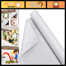 36" x 10' Double Primed Cotton Canvas Roll for Oil Acrylic Painting - White