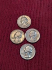 4  SILVER QUARTERS - ALL 90%