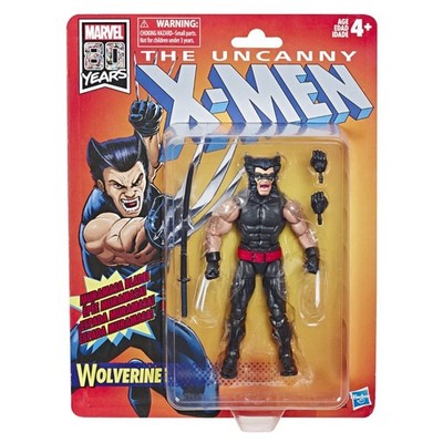 Marvel Legends X-Men Retro Collection Wolverine Actionfigur (Patch) nicht neuwertig