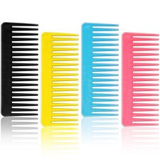 4PCS Wide Tooth Hair Comb for Curls Women - Large Hair Detangling Combs for Curl