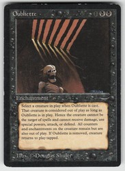 Oubliette - Arabian Nights - MTG Common Enchantment