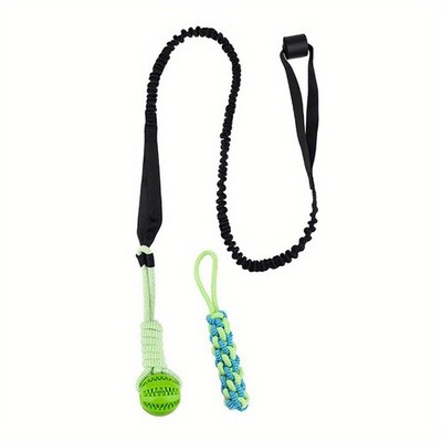 1pc Dog Teeth Grinding Pulling Rope Toy, Pulling Rope Design, for Teeth Cleaning