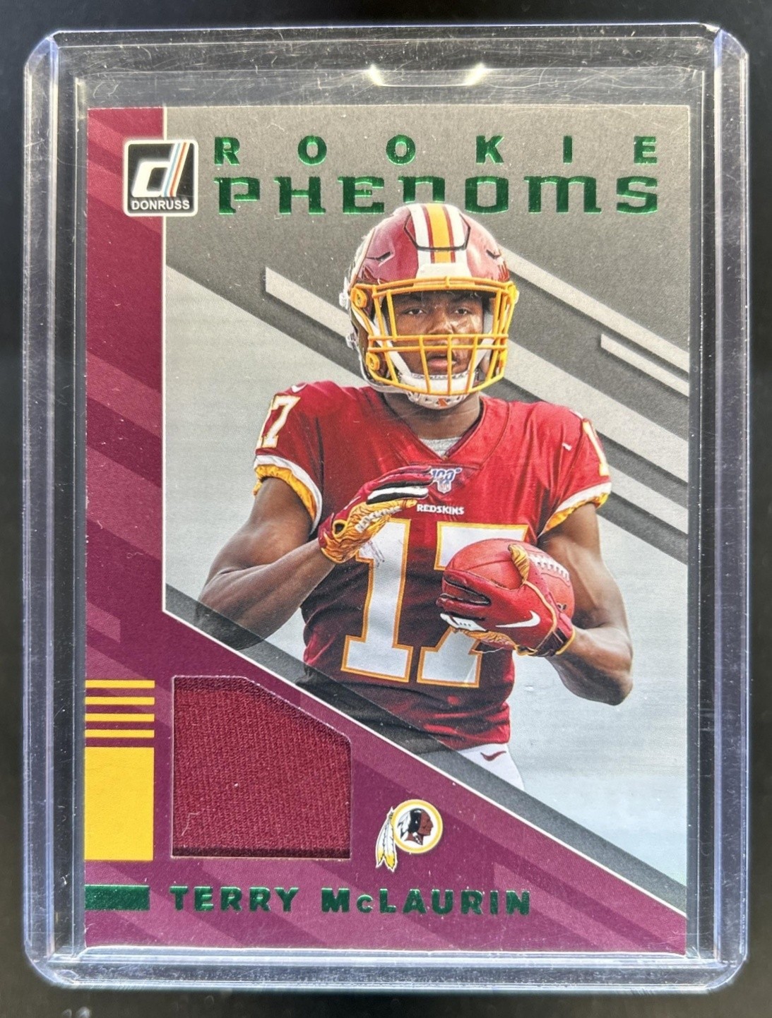 Terry McLaurin Panini Donruss Rookie Phenoms Jerseys #RPJ29 Green