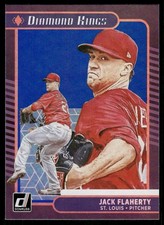 2021 Donruss Holo Blue #22 Jack Flaherty DK - BB