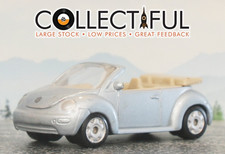 VOLKSWAGEN NEW BEETLE - VW CONVERTIBLE - MAISTO - SILVER *COMBINE & SAVE* 🔥755