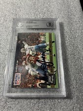 1991 Pro Set Warren Moon Replay #337 Beckett Authentic Autographed Card BAS