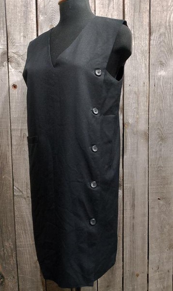Women American Vintage Dress Black Viscose 36 / S