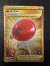 Pokémon TCG Air Balloon 213/202 Sword & Shield Gold Secret Rare Holo NM