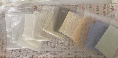 Lot Cross Stitch Fabric Various Colors Sizes Counts Unmarked