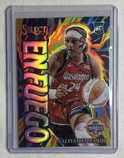 2024 SELECT WNBA Aaliyah Edwards #1 EN FUEGO SILVER PRIZM RC