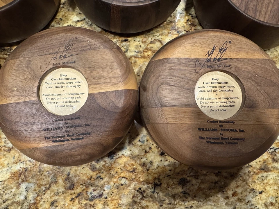 8 hermosos ensaladeros individuales de madera Foto 4 de 4