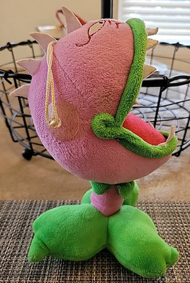 Plants vs Zombies Chomper  Plush Toy PvZ 7'' Open Mouth Rare Suction Cup Purple