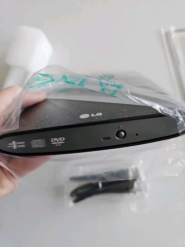 LG Portable CD/DVD Burner Super Multi Drive GP08 Lite USB 2.0 8X GP08NU6B TESTED - 第 6/7 張圖片