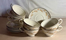 7 Homer Laughlin Kingston - Georgian Cups And Saucers