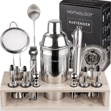 Mixology Bartender kit | 31 Piece Professional Bartender Set by Mixthology - ...