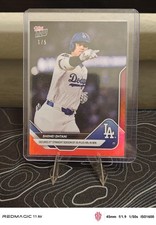 2025 Topps Now #370 Shohei Ohtani Los Angeles Dodgers Red Foil Parallel 1/5