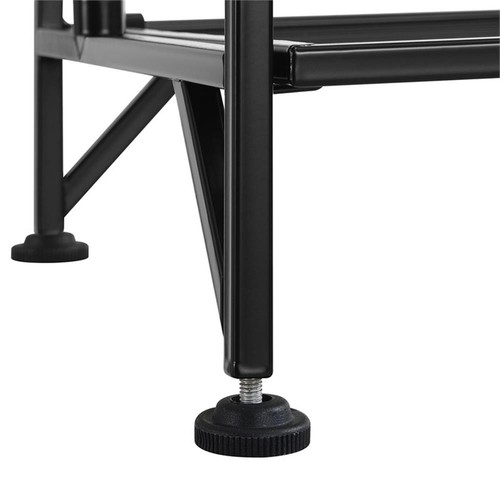 Convenience Concepts Xtra Lagerung 3-stufig Metall Klappregale in schwarz - Bild 4 von 9