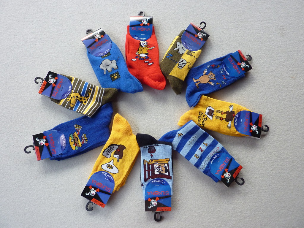 SAOLA Silkona Ragazzi Ragazza Motivsocken Calzini 70% Cotone Tgl 23 26 27 30 31 34