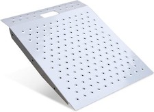 Shed Ramp for Riding Mower & Lawn Equipment Anti-Slip Punch Plate Ramp 750 LB