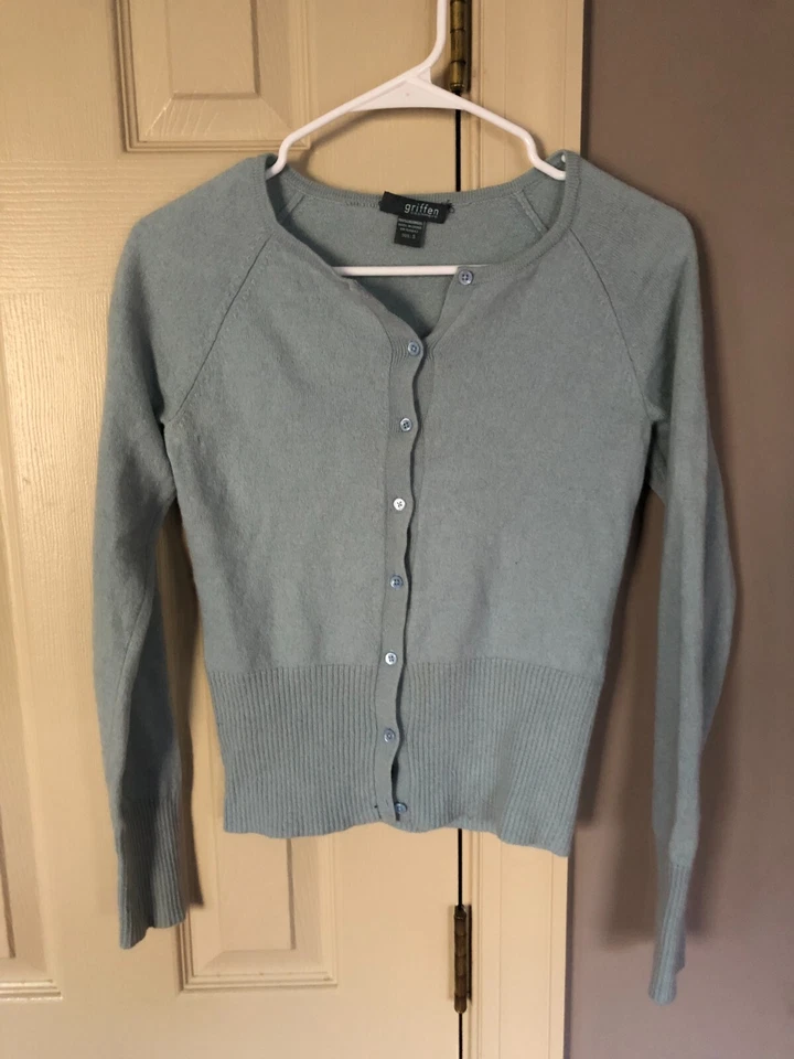 Cárdigan Suéter Griffen Talla S 100% Cachemira Lujo Como Nuevo Mujer Elegante Foto 2 de 4