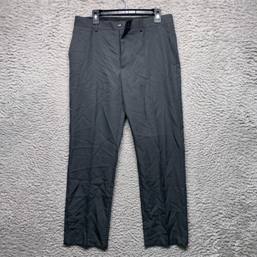 Alfani Pants 32 30 Black Heather Shinny Flat Front