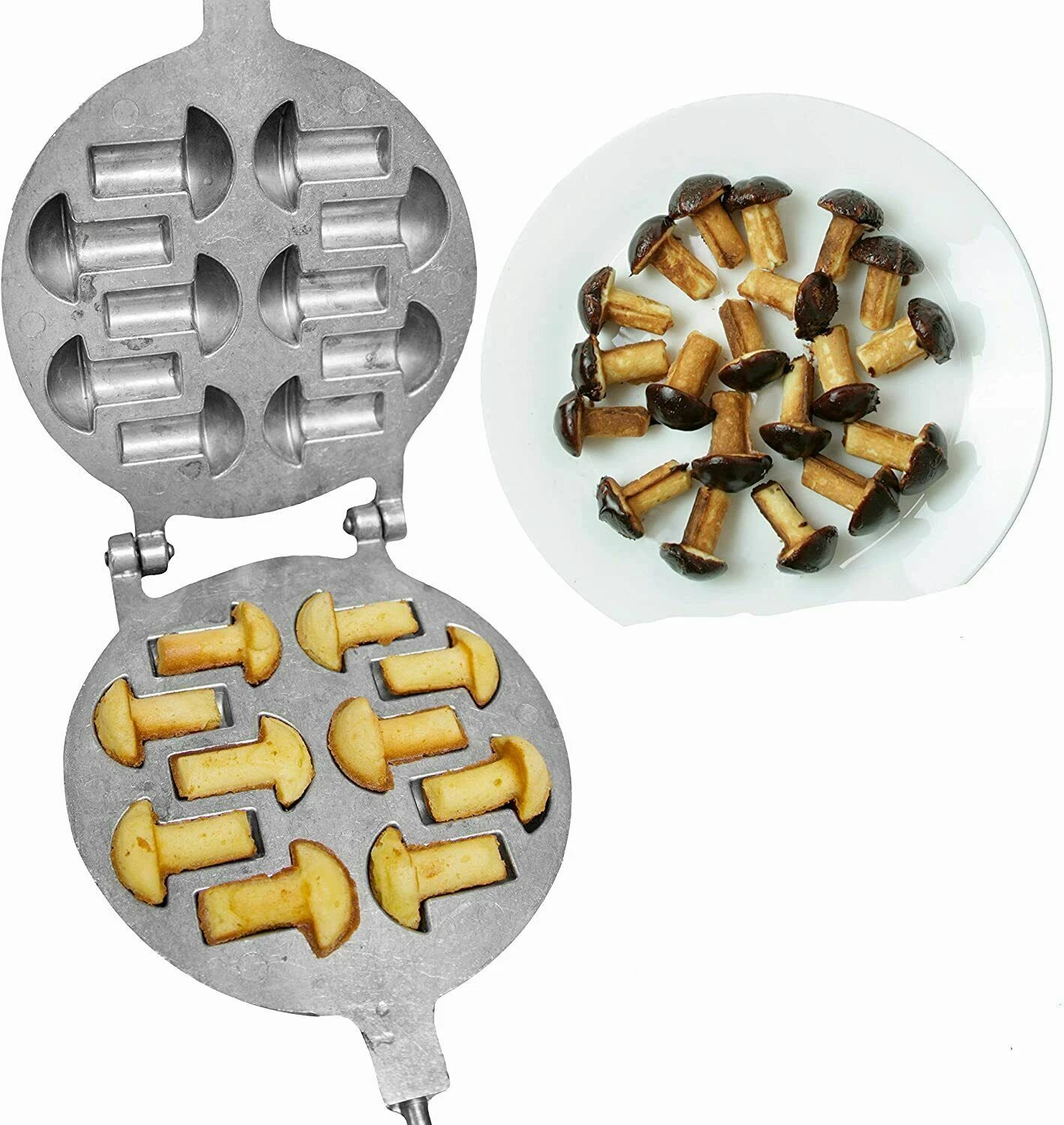 Cookie Mushroom Sweet Pastry Maker Russian Baker Mushrooms Cookies Form Iron Pan
Opens in a new wind