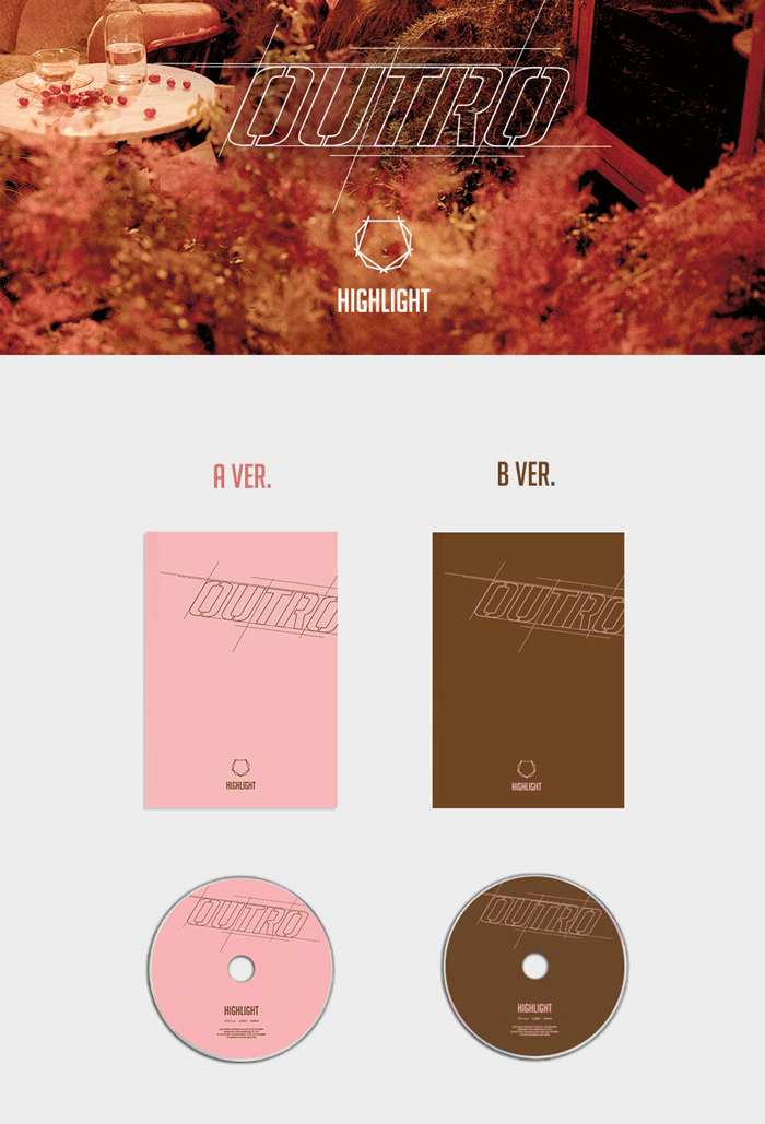 Highlight-[Outro] Special Album 2 SET CD+Booklet+Card+etc+K-POP Poster ...