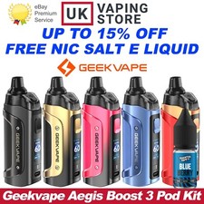 Geekvape Aegis Boost 3 Pod Vape Kit | 3000mAh | Sub-Ohm E-Cigarette Vape E Cig
