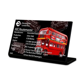 Display King - Display plaque for Lego London Bus 10258