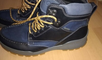 ECCO TRACK Stiefelette - Wanderschuh - Trekking Boots halbhoch Gr.43 schwarzblau