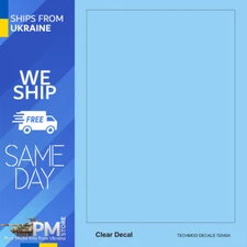 Techmod 72046 1/72 Decal Czysta kalkomania Clear decal Accessories for model kit