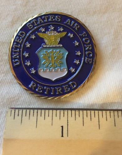 air force retired served faithfully and honorably challenge coin