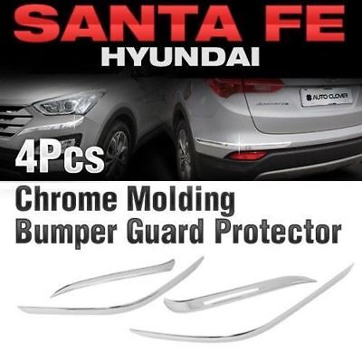 Chrome Rear Bumper Reflecter Moldings K-518 for HYUNDAI 2013-2016 Santa Fe DM
