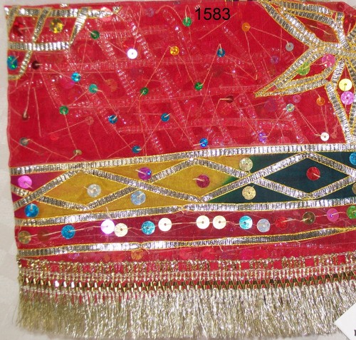 Mata Chunni 141 Surtido Rojo Tamaño Completo Mata Dupatta Indian Pooja Ghar Ambe Maa - Imagen 3 de 30