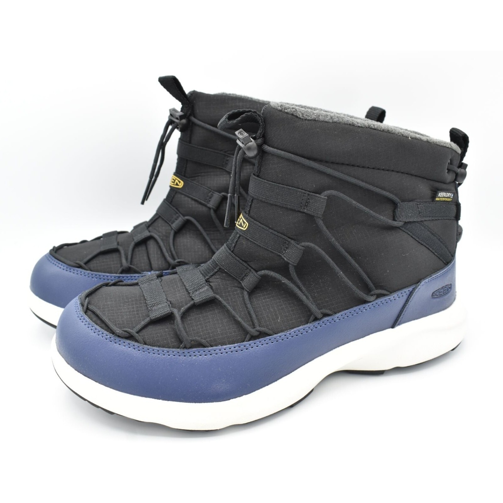 Scarpe stivali impermeabili Keen da uomo taglia 9 UNEEK SNK Chukka blu nero