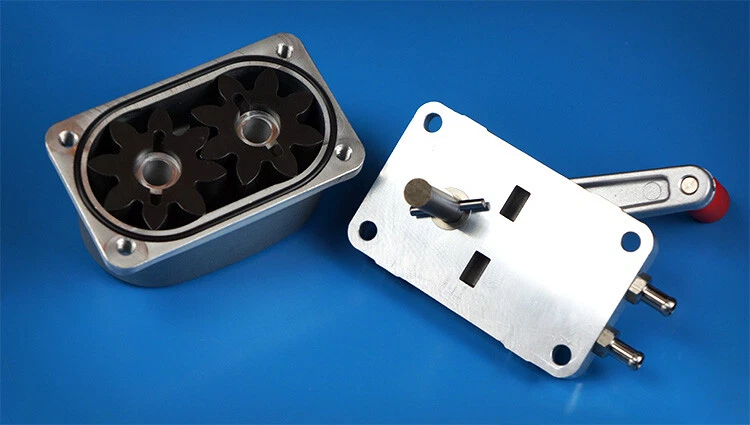 DLE Hand Fuel Pump Flow Metal Gear 18ml/roll Oil Pump f RC Airplane Gas Methanol - Image 4 of 4