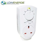 Plug In Thermostat Analogue Temperature Control Greenhouse Heater Shed Garage