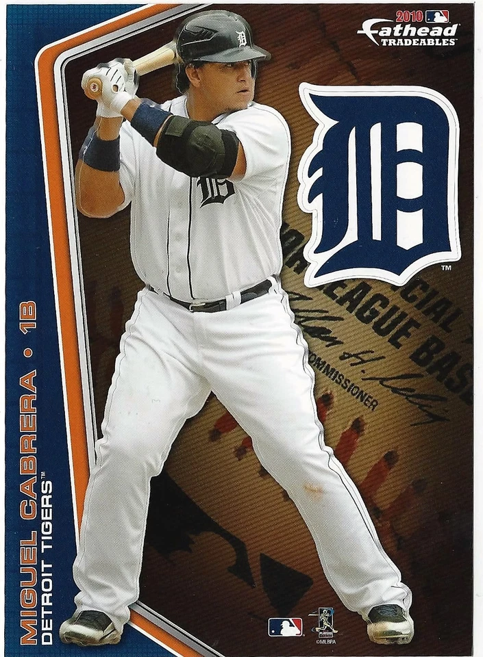 MIGUEL CABRERA DETROIT TIGERS FATHEAD TRADEABLES REMOVABLE STICKER MIGGY 2013 #1 - Image 3 of 3