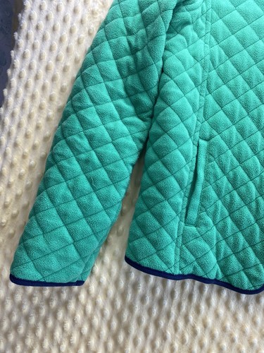 LILLY PULITZER Quilted JACKET ZIP LOGO TRIM 14 Girls KIDS Classic Excellent Cond - Picture 6 of 21